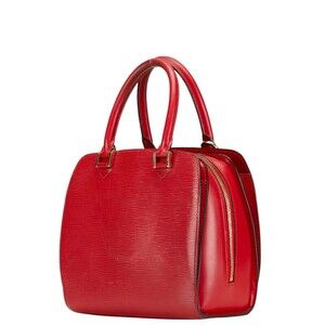 Louis Vuitton Castilian Pont Red Epi Neuf Leather Handbag